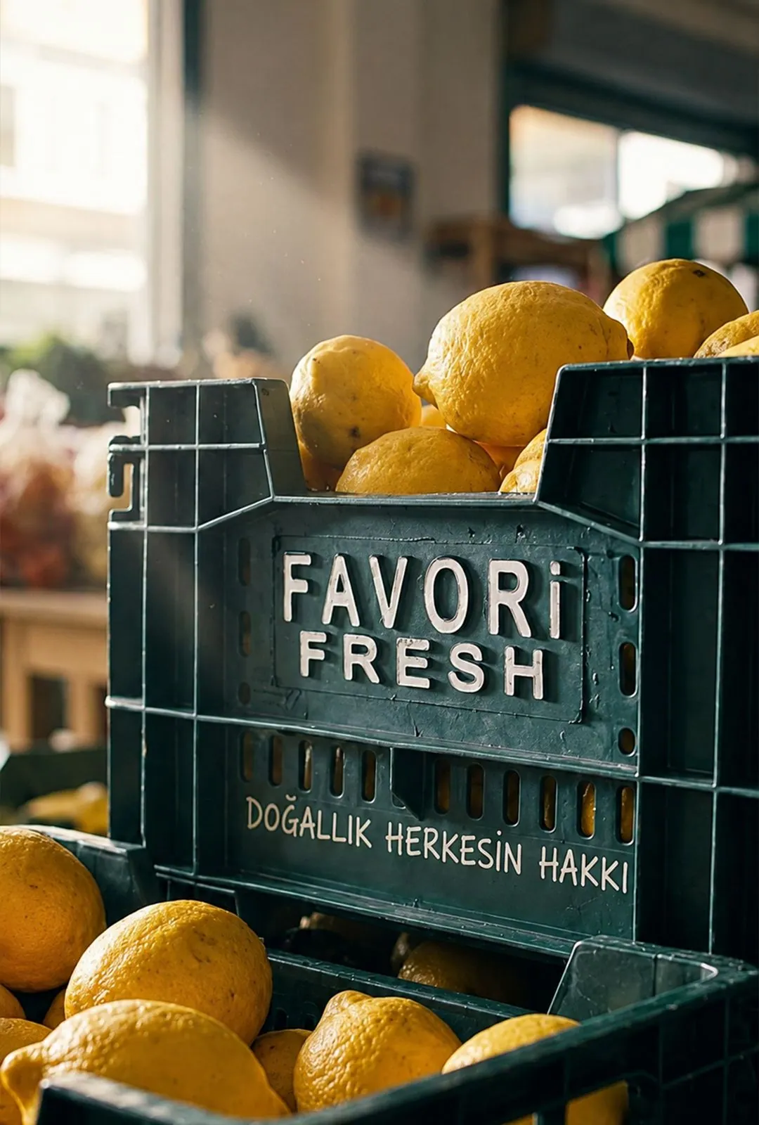 Favori Fresh markalı kasada limonlar — Doğallık herkesin hakkı